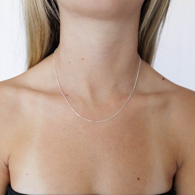 שרשרת כסף 925 1ממ 55532 3