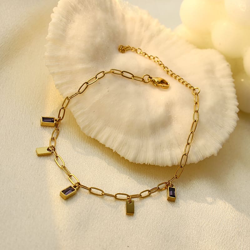  5 "פלטות" ציפוי זהב 18K 45532