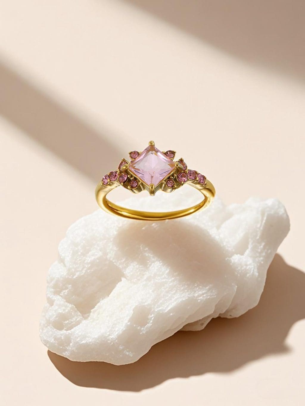 טבעת ורד ציפוי זהב 18K 25517